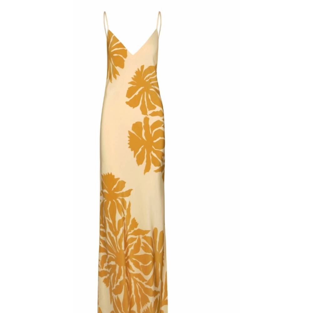 NEW JOHANNA ORTIZ women's tropical harmony dress in yellow - Picture 2 of 3